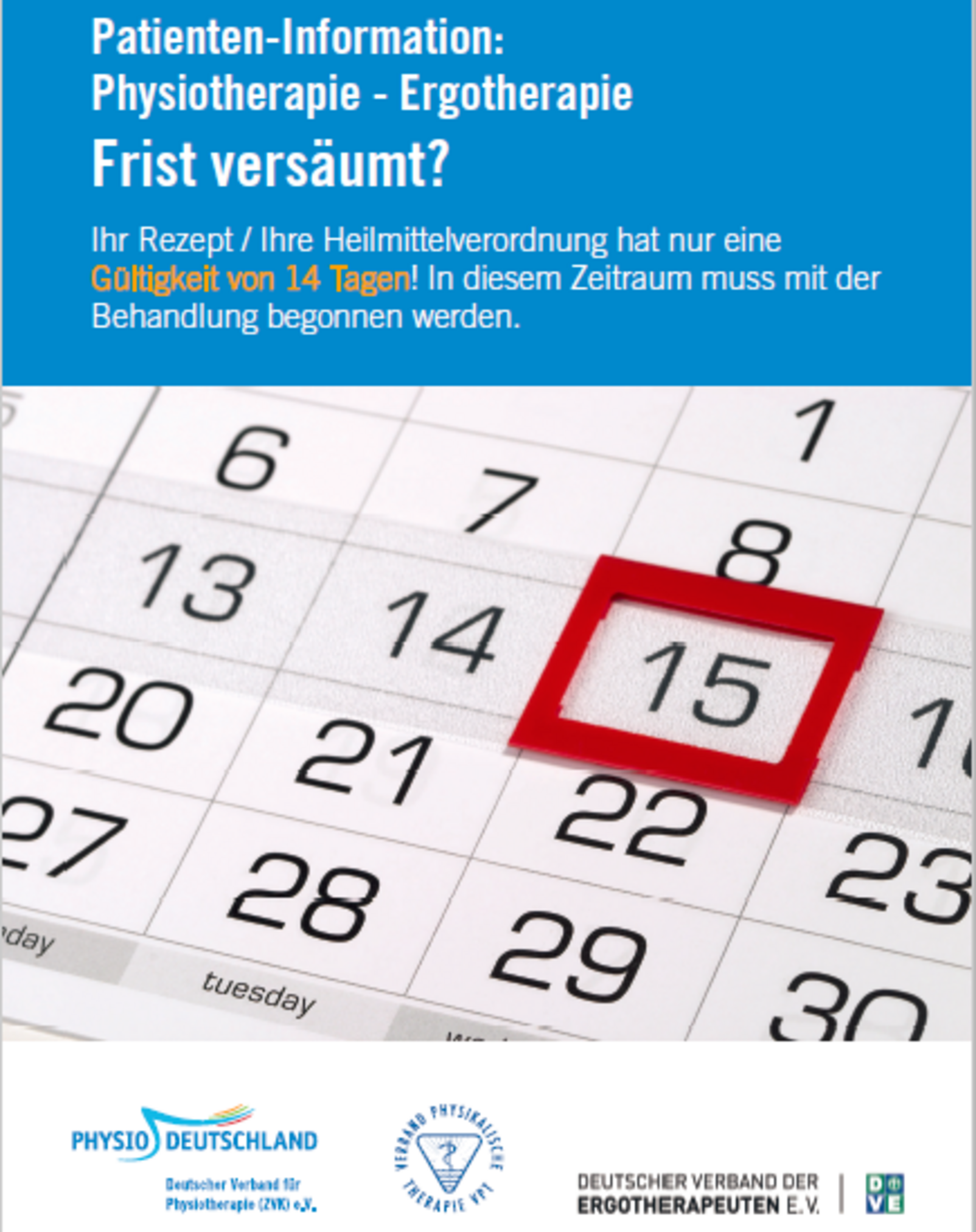 Plakataktion "Frist versäumt"