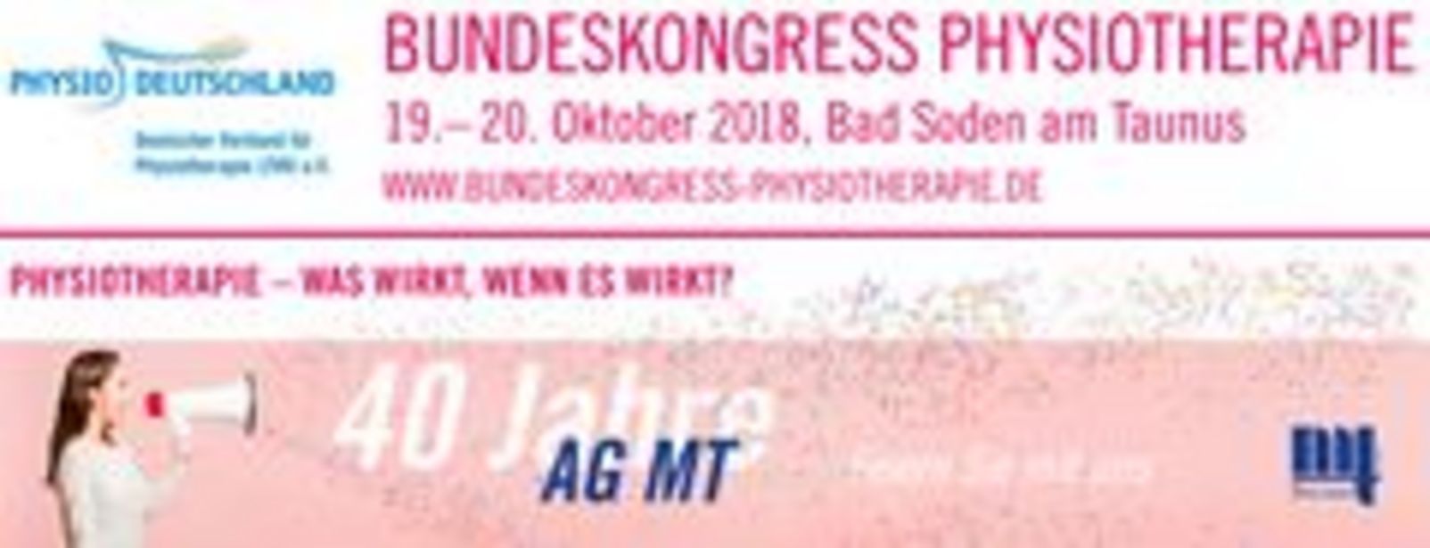 ZVK Bundeskongress Physiotherapie 2018 MT