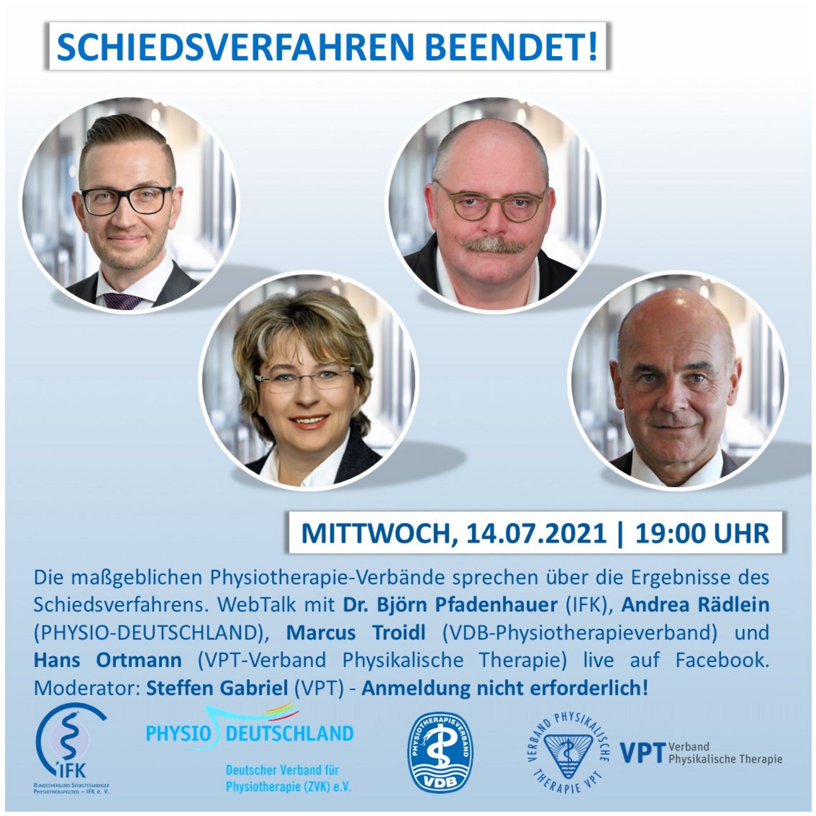 14072021 Schiedsverfahren Ankündigung