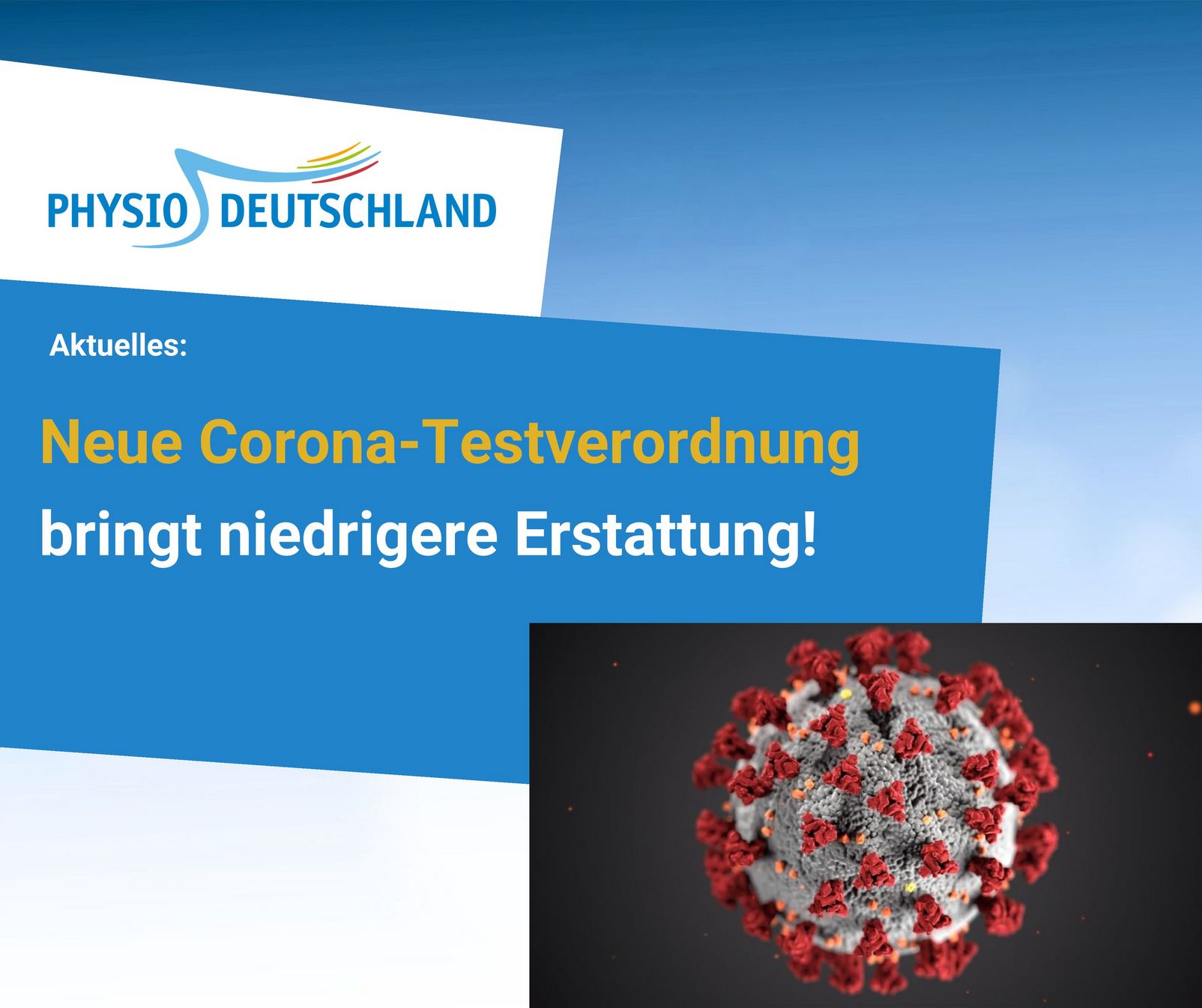Kachel Corona Test Erstattung