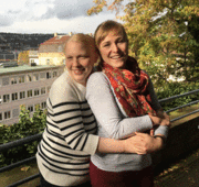Susanne Klotz (li) und Simone Weiland