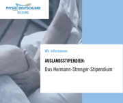 Kacheln Bildung 19072019 Hermann Strenger Stipendium